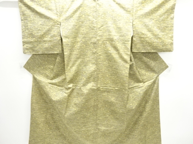 JAPANESE KIMONO / OMESHI KIMONO / SILK / NISHIJIN / WOVEN TREES